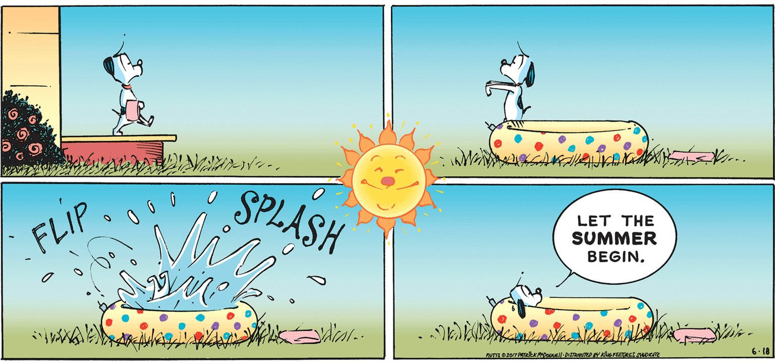 Line OCR: SPLASH LET THE SUMMER BEGIN. FLIP. 000 6. 18 SPLASH LET THE SUMMER BEGIN. FLIP. 000 6. 18