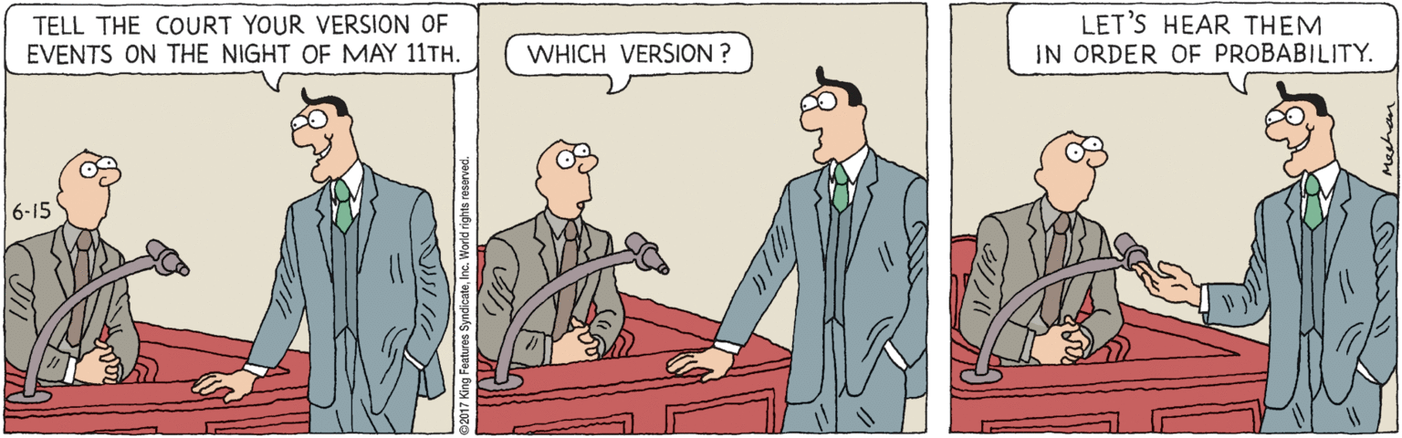 Parallel OCR: TELL THE COURT YOUR VERSION OF EVENTS ON THE NIGHT OF MAY 11TH. LET'S HEAR THEM IN ORDER OF PROBABILITY. WHICH VERSION ? 6-15 TELL THE COURT YOUR VERSION OF EVENTS ON THE NIGHT OF MAY 11TH. LET'S HEAR THEM IN ORDER OF PROBABILITY. WHICH VERSION ? 6-15