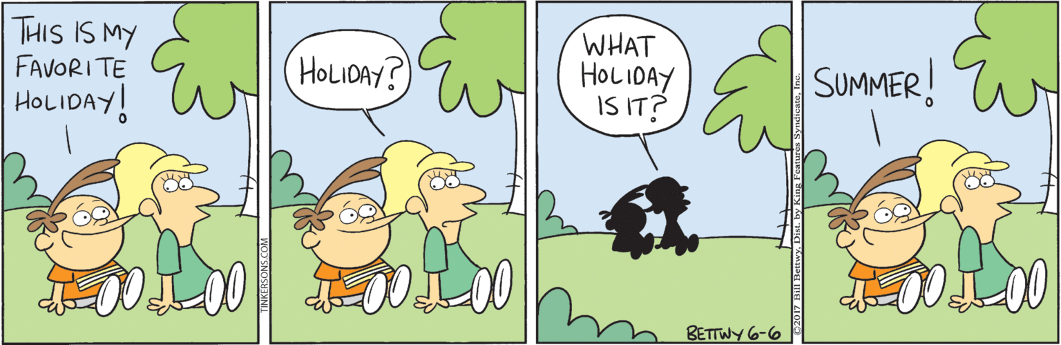 Terrestrial plant OCR: THIS IS MY FAVORITE HOLIDAY! WHAT HOLIDAY IS IT? HOLIDAY? SUMMER! BETTWY 6-6 THIS IS MY FAVORITE HOLIDAY! WHAT HOLIDAY IS IT? HOLIDAY? SUMMER! BETTWY 6-6