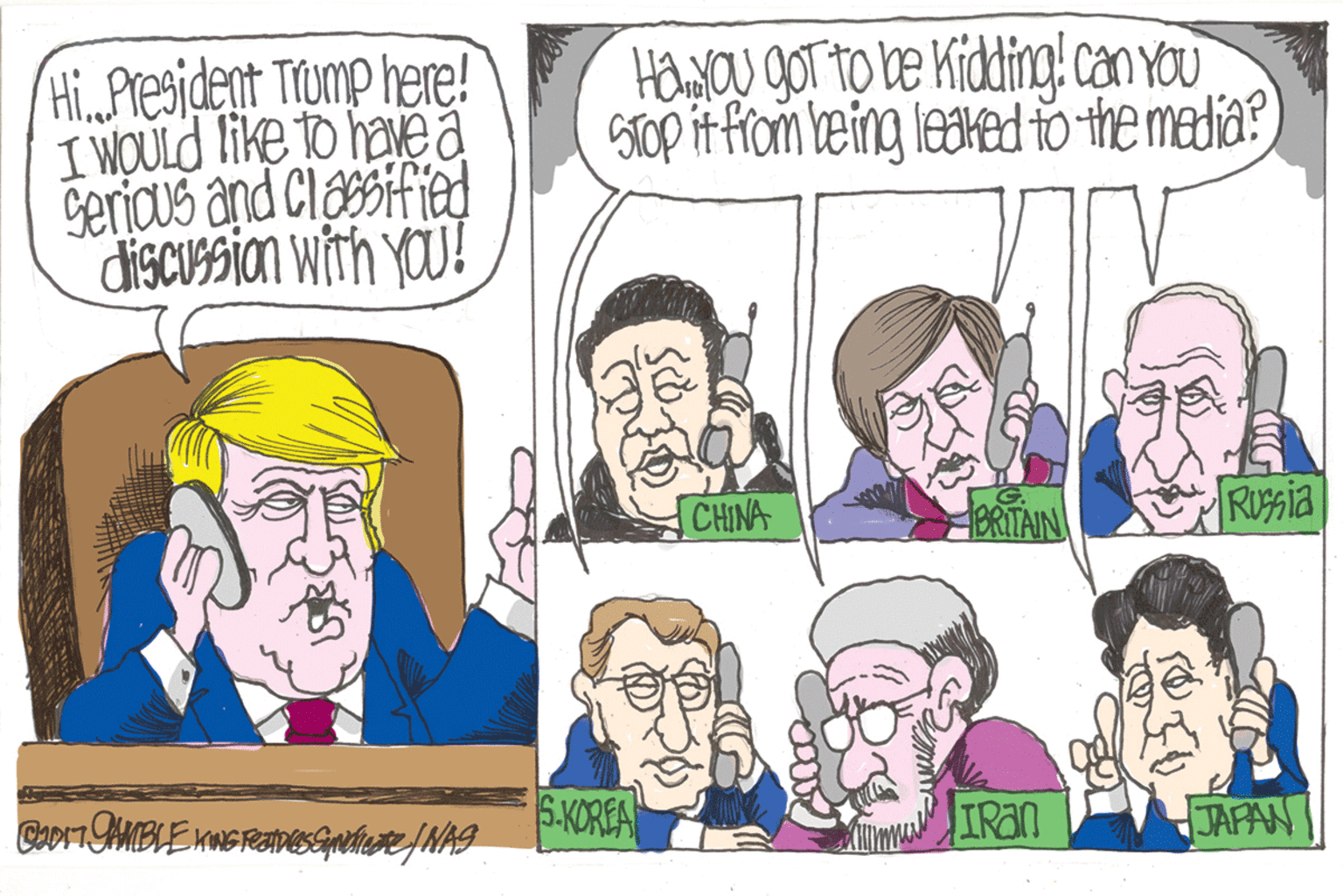 Human OCR: HawQU gOT To be Kiding can You STop it from being laked to the media? Hi„President Tromp here! I WOULD like to have a Ceriaus and ClasSified discussion with You! CHINA BRITAIN S.KOREA IRan JAPAN HawQU gOT To be Kiding can You STop it from being laked to the media? Hi„President Tromp here! I WOULD like to have a Ceriaus and ClasSified discussion with You! CHINA BRITAIN S.KOREA IRan JAPAN