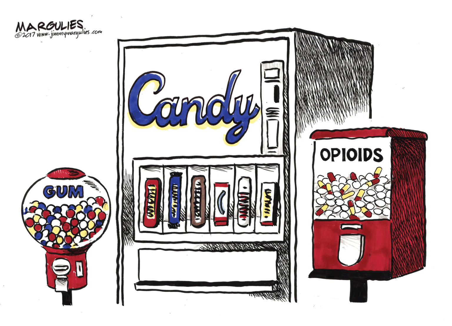 Clip art OCR: MARGULIES. O17 www.jimmymargulies.com Candy OPIOIDS GUM MARGULIES. O17 www.jimmymargulies.com Candy OPIOIDS GUM