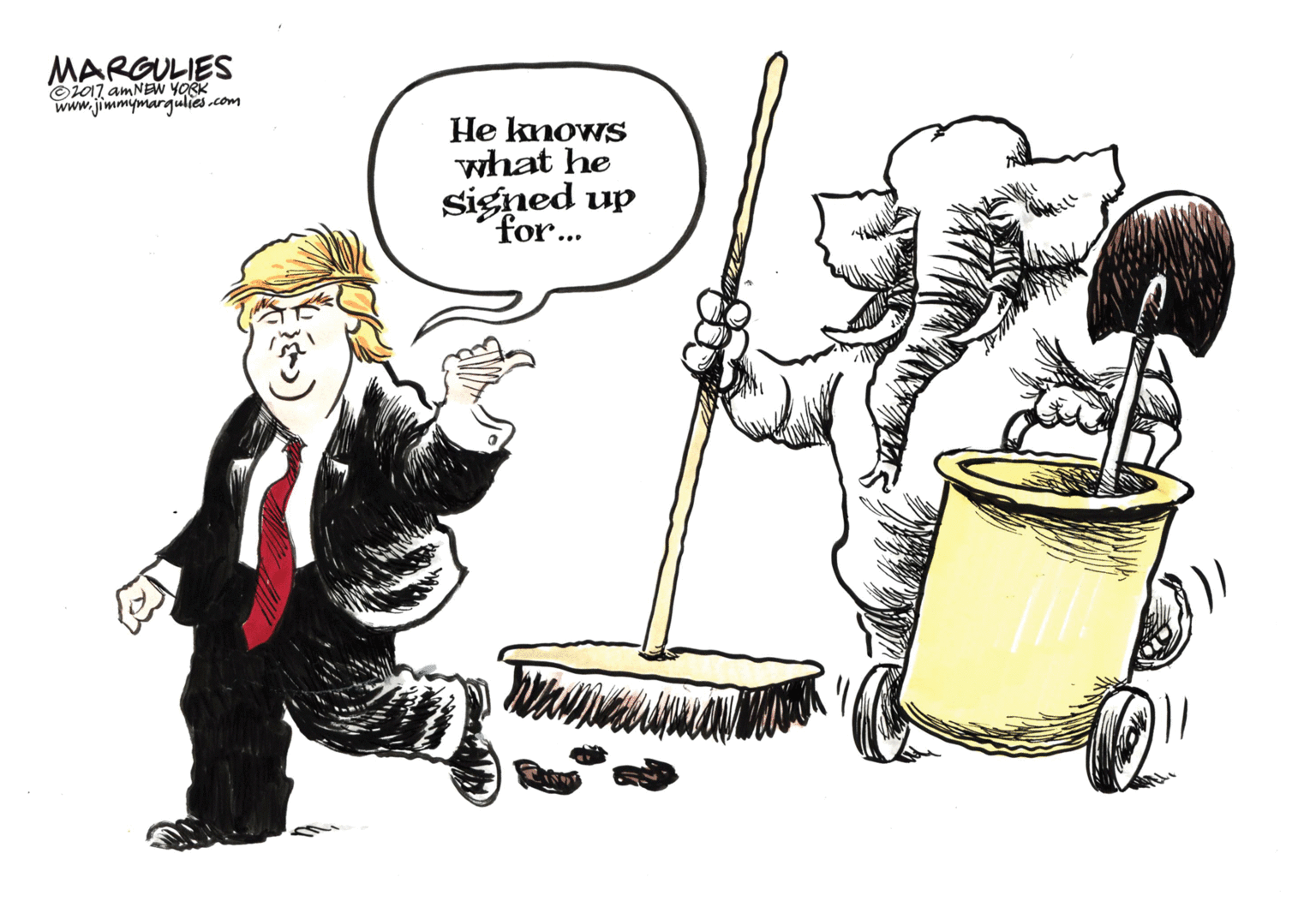 Humour OCR: MARGULIES ©017 amNEW YORK www.jimmimargulies.com He knows what he signed up for... MARGULIES ©017 amNEW YORK www.jimmimargulies.com He knows what he signed up for...
