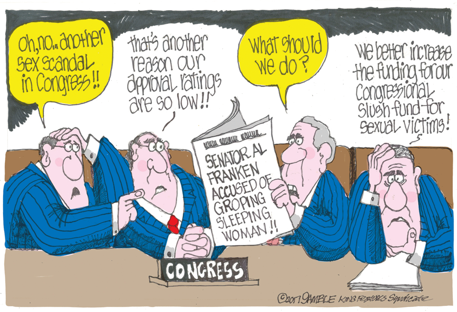 Humour OCR: Ohna. another Sex scandal. that's another reason aur in Congress ! dppioiallatings What should we do ? we better inctease the funding foraur Congresia al Slušh fund-forsexval victims! are so low!" SENATOR AL FRANKEN ACCUSED OF GROPING SLEEPING WOMAN ! CONGRESS Ohna. another Sex scandal. that's another reason aur in Congress ! dppioiallatings What should we do ? we better inctease the funding foraur Congresia al Slušh fund-forsexval victims! are so low!" SENATOR AL FRANKEN ACCUSED OF GROPING SLEEPING WOMAN ! CONGRESS