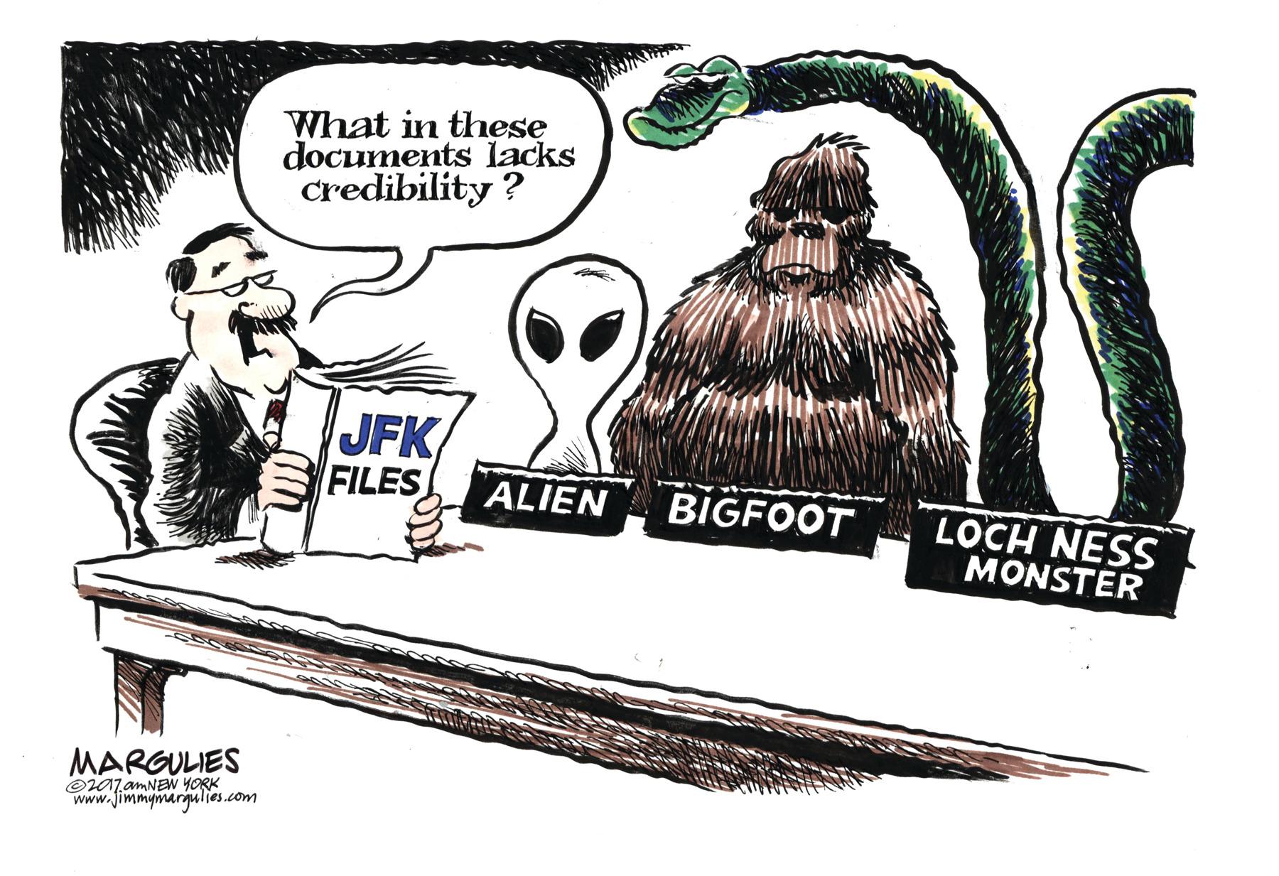 Graphics OCR: What in these documents lacks credibility ? JFK FILES ALIEN BIGFOOT LOCH NESS MONSTER MARGULIES ©207 AMNEW YORK www.jimmymargulies.com What in these documents lacks credibility ? JFK FILES ALIEN BIGFOOT LOCH NESS MONSTER MARGULIES ©207 AMNEW YORK www.jimmymargulies.com