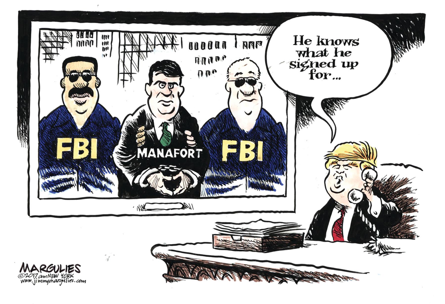Fictional character OCR: He knows what he signed up | ???? ANN for... FBI MANAFORT FBI MARGULIES N017 amNEW YORK www.jimmymarilies.com |??? He knows what he signed up | ???? ANN for... FBI MANAFORT FBI MARGULIES N017 amNEW YORK www.jimmymarilies.com | ? ? ?