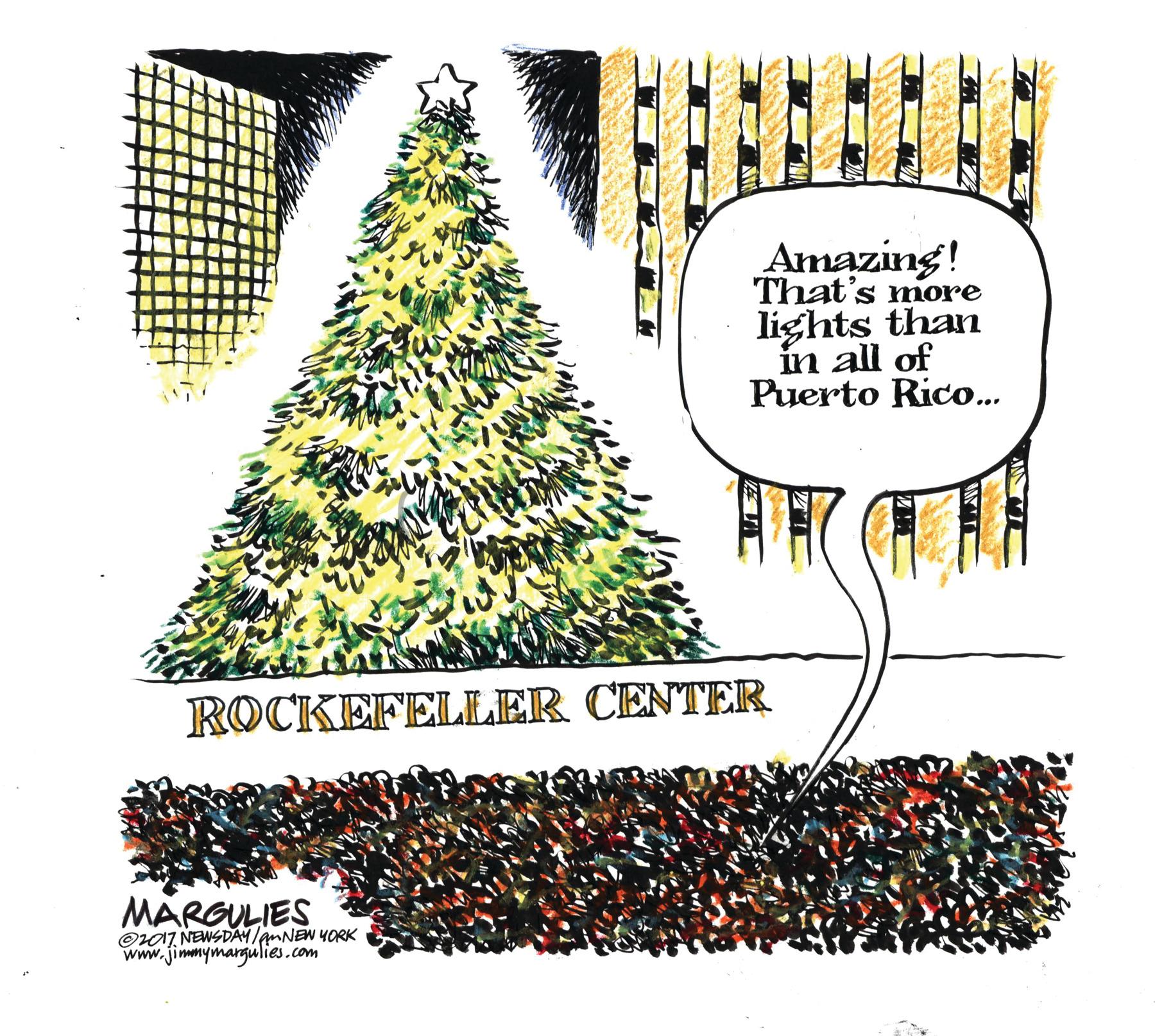Triangle OCR: Amazing! That's more lights than in all of Puerto Rico... ROCKEFELLER CENTER MARGULIES O07NEWSDAY/auNEW YORK www.jimmymargulies.com Amazing! That's more lights than in all of Puerto Rico... ROCKEFELLER CENTER MARGULIES O07NEWSDAY/auNEW YORK www.jimmymargulies.com