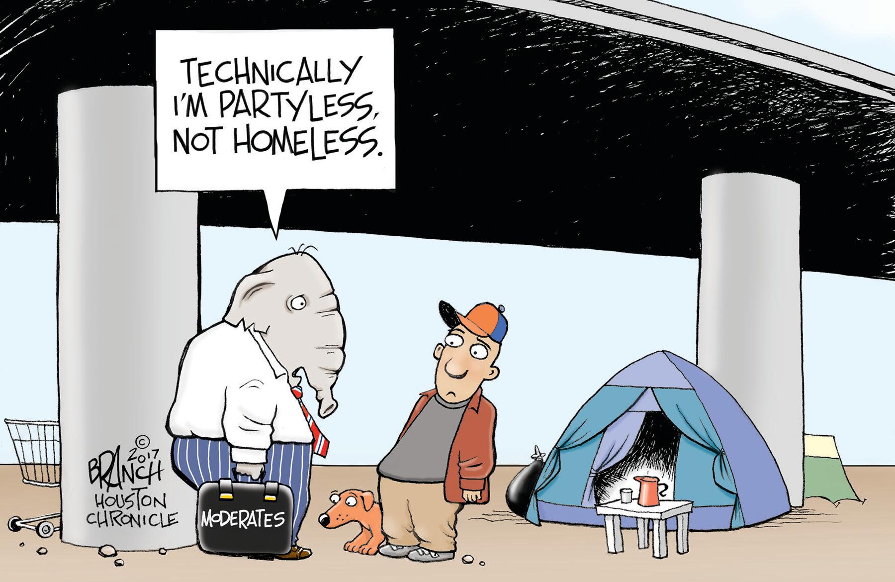 Graphics OCR: TECHNICALLY I'M PARTYLESSNOT HOMELESS. 2017 HOUSTON CHRONICLE MODERATES TECHNICALLY I'M PARTYLESSNOT HOMELESS. 2017 HOUSTON CHRONICLE MODERATES