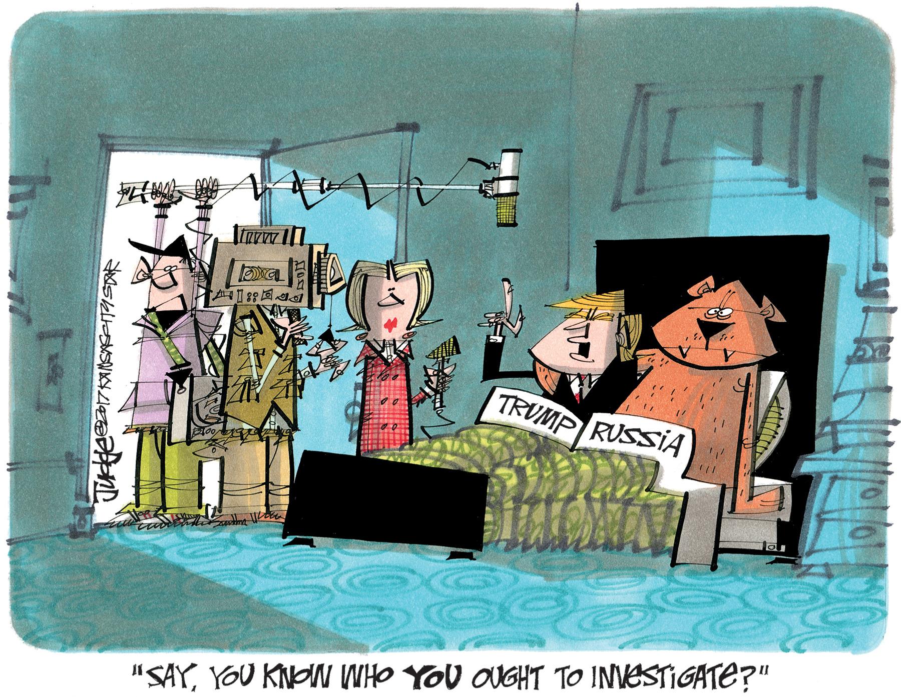 Paint OCR: ? TRUMP RUSSIA) "SAYYOU KNOW WHO YOU OUGHT TO INVESTIGATE?" ? TRUMP RUSSIA) "SAYYOU KNOW WHO YOU OUGHT TO INVESTIGATE?"