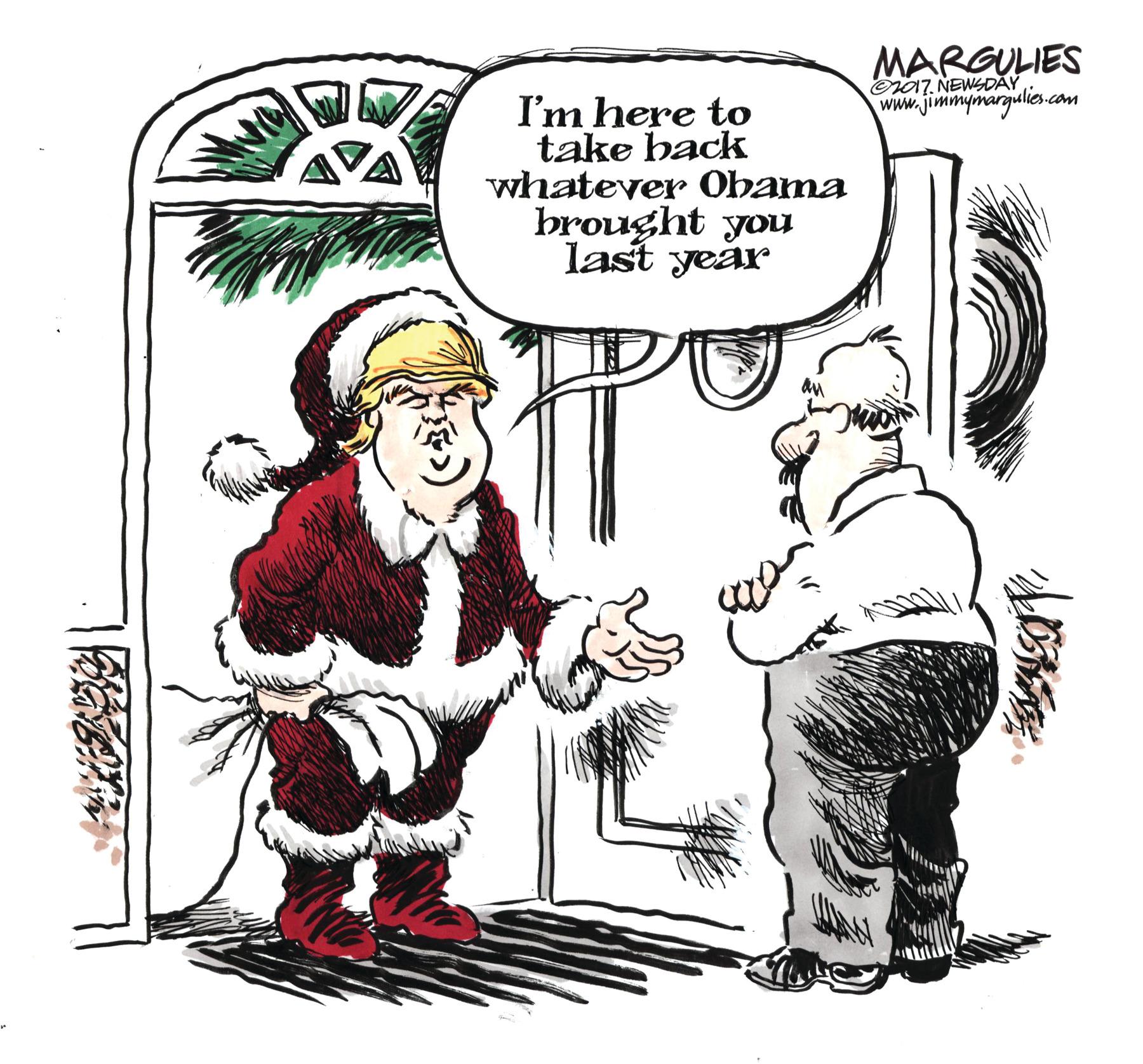 Drawing OCR: MARGULIES O07. NEWSDÃY Www.jimmymargalics.com I'm here to take back whatever Obama brought you last year an MARGULIES O07. NEWSDÃY Www.jimmymargalics.com I'm here to take back whatever Obama brought you last year an