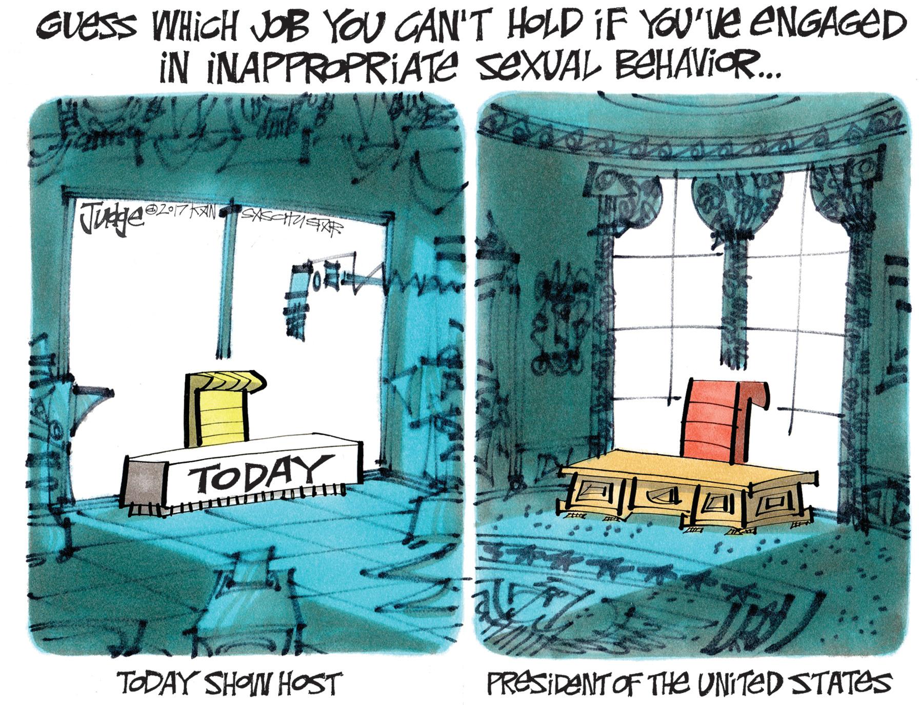 Chair OCR: GUESS WHICH JbB YOu GAN'T HOLD IF YOU'Ve ENGAGED IN INAPPROPRIATE SEXVAL BEHAVIOR. ... TODAY TODAY SHON HOST PRESIDANT OF THe UNITED STATes GUESS WHICH JbB YOu GAN'T HOLD IF YOU'Ve ENGAGED IN INAPPROPRIATE SEXVAL BEHAVIOR. ... TODAY TODAY SHON HOST PRESIDANT OF THe UNITED STATes