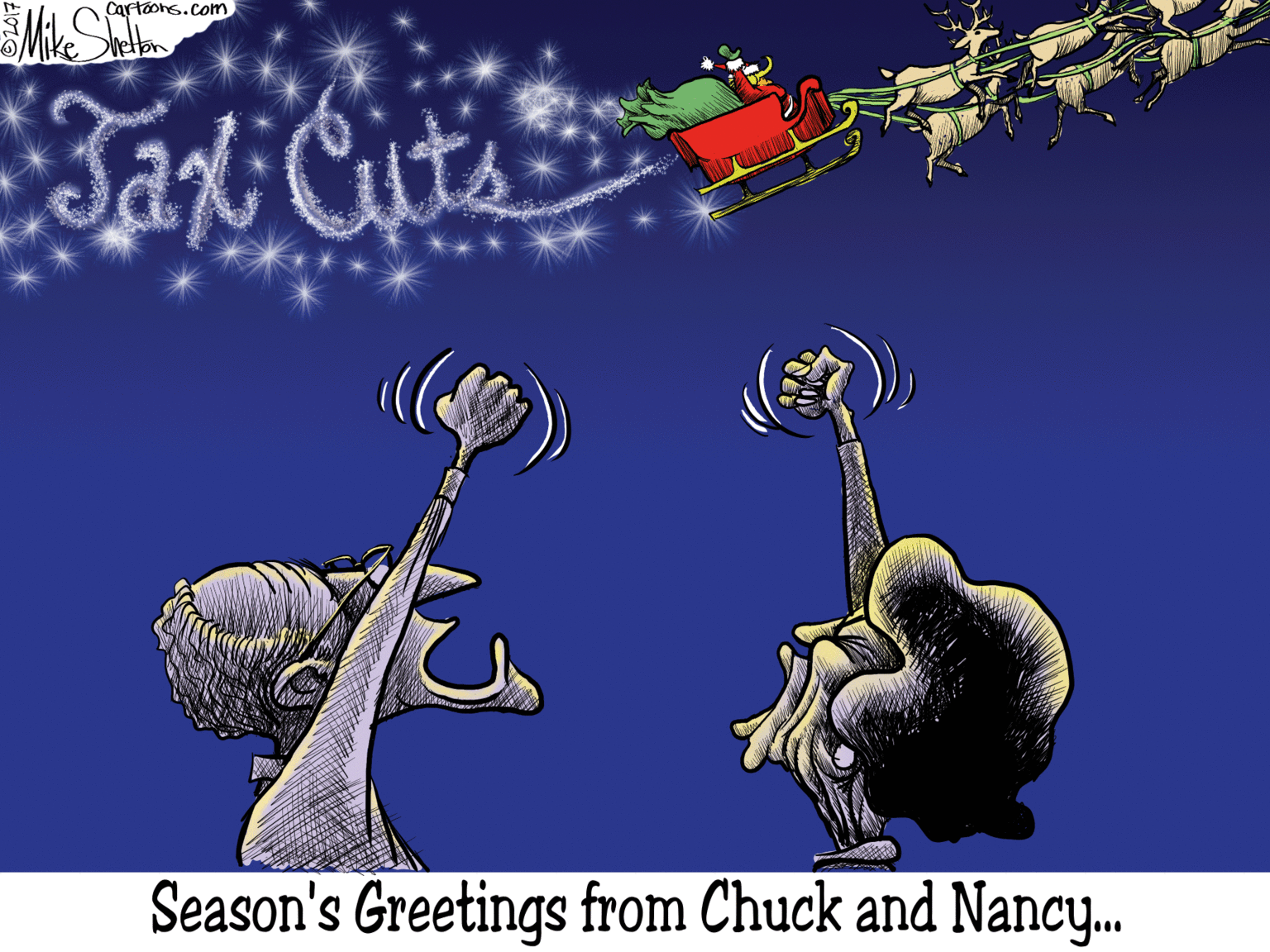 Music OCR: Cartoons.com Jat Cuts Season's Greetings from Chuck and Nancy. Cartoons.com Jat Cuts Season's Greetings from Chuck and Nancy.