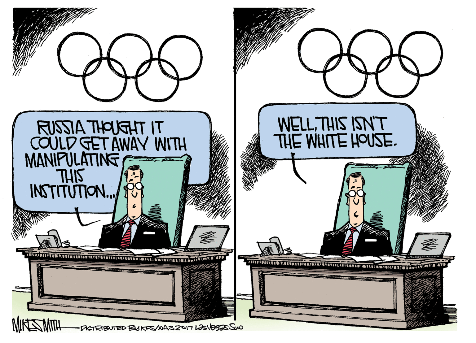 Writing desk OCR: WELLTHIS ISN'T THE WHITE HOUSE. RUSSIA THOUGHT IT COULD GET AWAY WITH MANIFULATING THIS INSTITUTION. DISTRIBNTED BUKAS/AASZ01712SVegasSuo WELLTHIS ISN'T THE WHITE HOUSE. RUSSIA THOUGHT IT COULD GET AWAY WITH MANIFULATING THIS INSTITUTION. DISTRIBNTED BUKAS/AASZ01712SVegasSuo