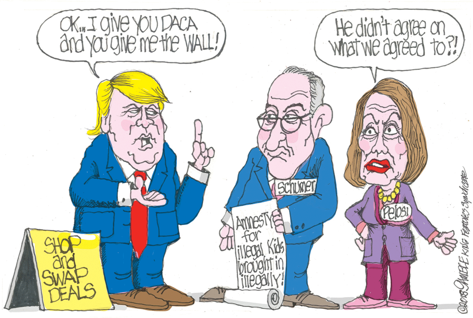 Jaw OCR: OK I give you DACA ând yaigive'ne the WALL! He didn't agree an What we agreed to?! AmesTy for Pebsi SHOP ard SWAP DEALS orOoght in itegaly! OK I give you DACA ând yaigive'ne the WALL! He didn't agree an What we agreed to?! AmesTy for Pebsi SHOP ard SWAP DEALS orOoght in itegaly!