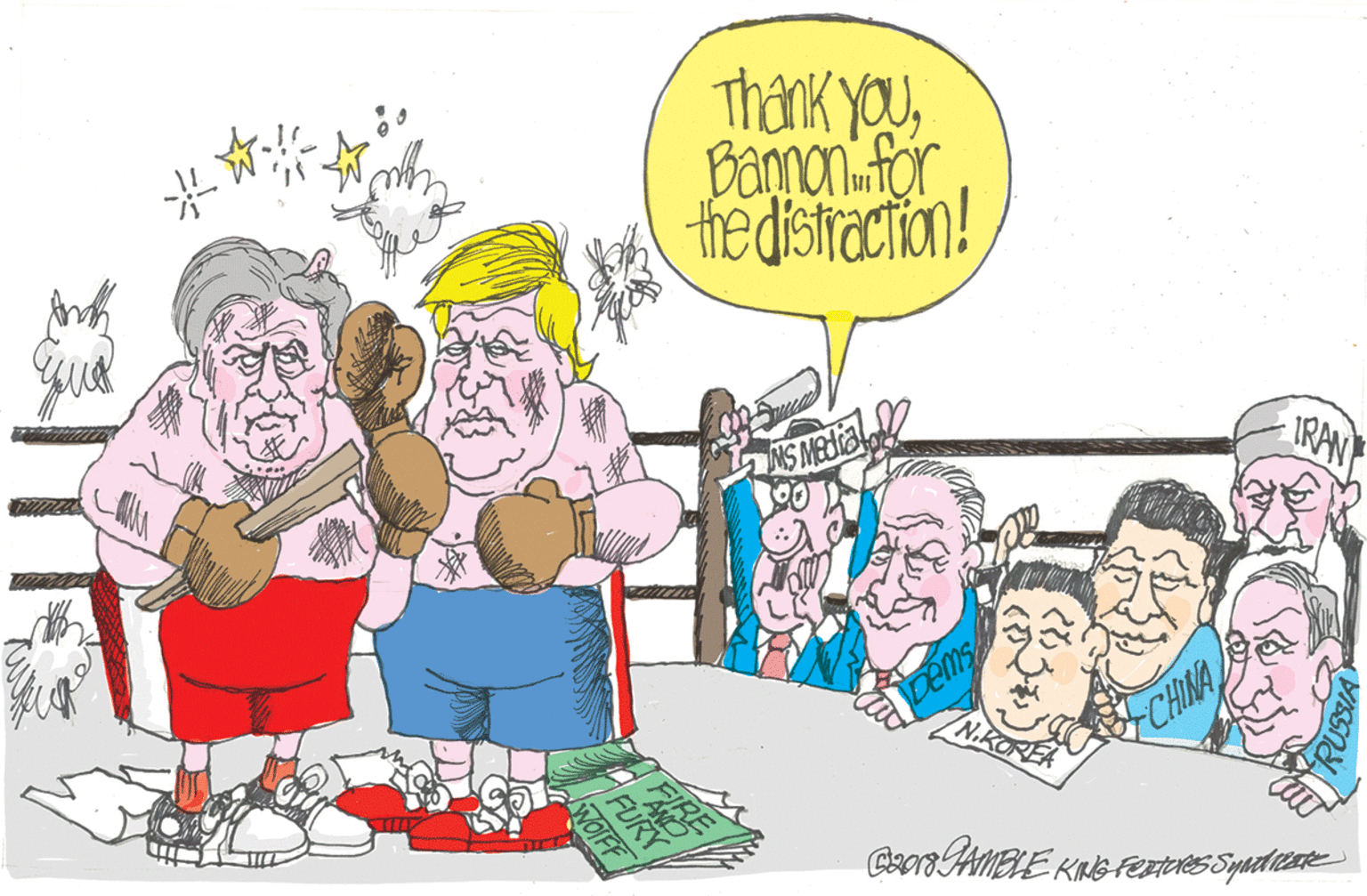 Font OCR: Thank youBannonfor thedisiraction! IRAN AS MEdia Dens CHINA FURY ??? WOJFF Thank youBannonfor thedisiraction! IRAN AS MEdia Dens CHINA FURY ??? WOJFF