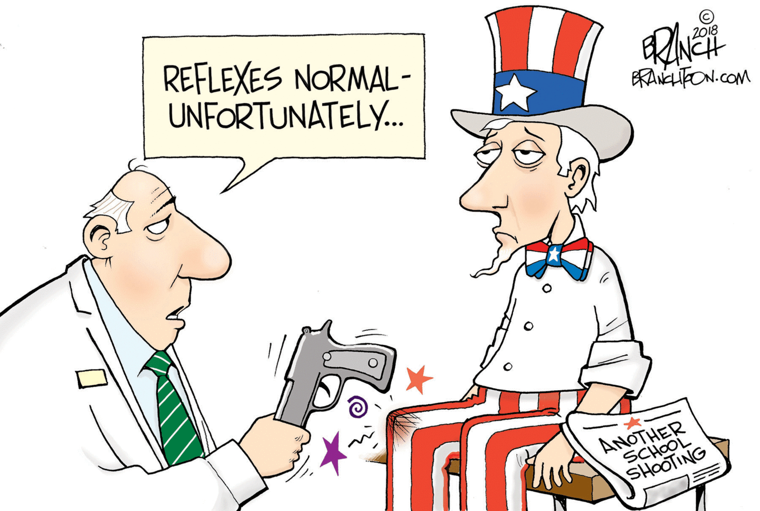 Hat OCR: REFLEXES NORMAL- UNFORTUNATELY.. 2018 RANFON.COM ANOTHER SCHOOL SHOOTING REFLEXES NORMAL- UNFORTUNATELY.. 2018 RANFON.COM ANOTHER SCHOOL SHOOTING