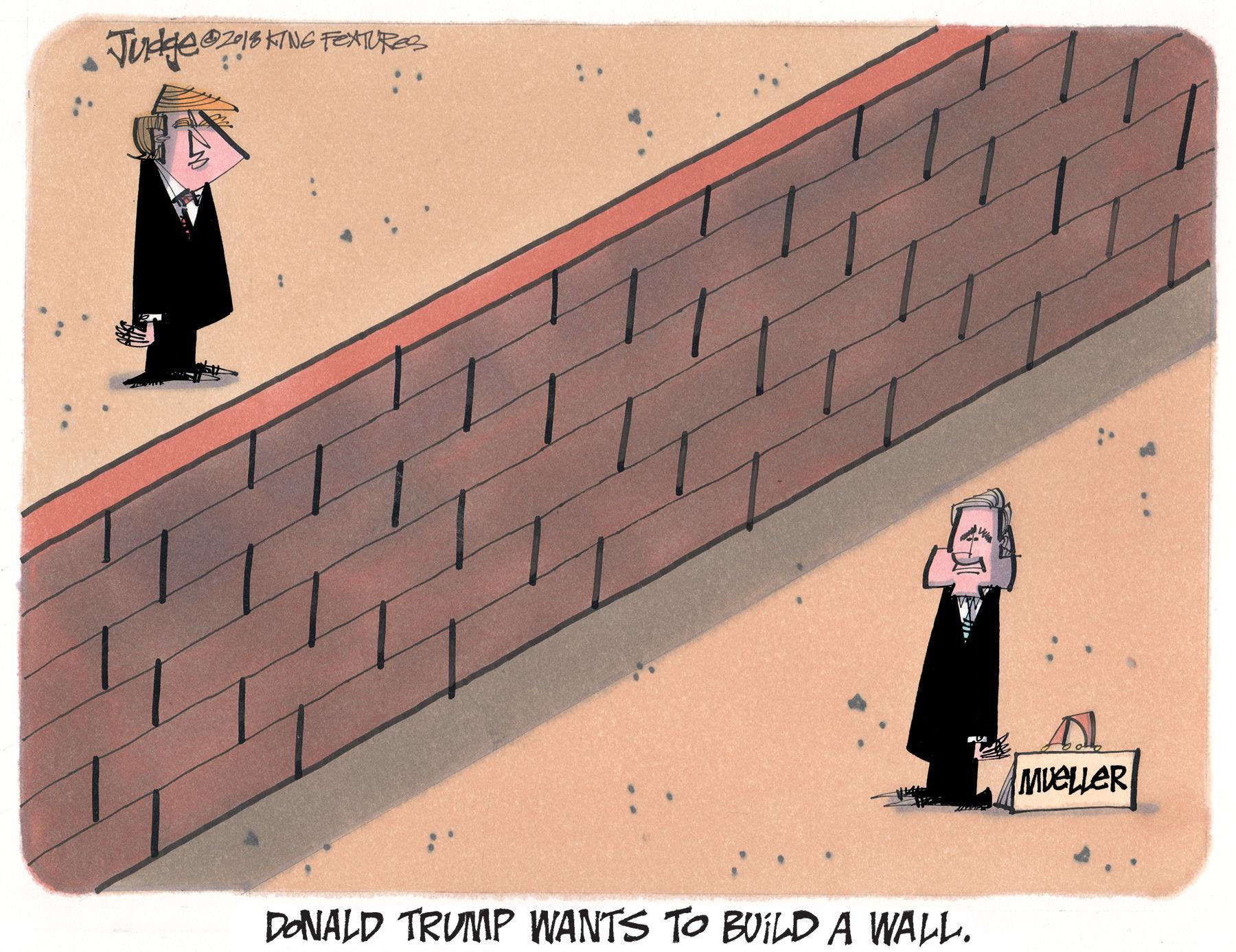 Landscape OCR: Turge 2018KTNG FEXTRES MUELLER DONALD TRUMP WANTS TO BUILD A WALL. Turge 2018KTNG FEXTRES MUELLER DONALD TRUMP WANTS TO BUILD A WALL.