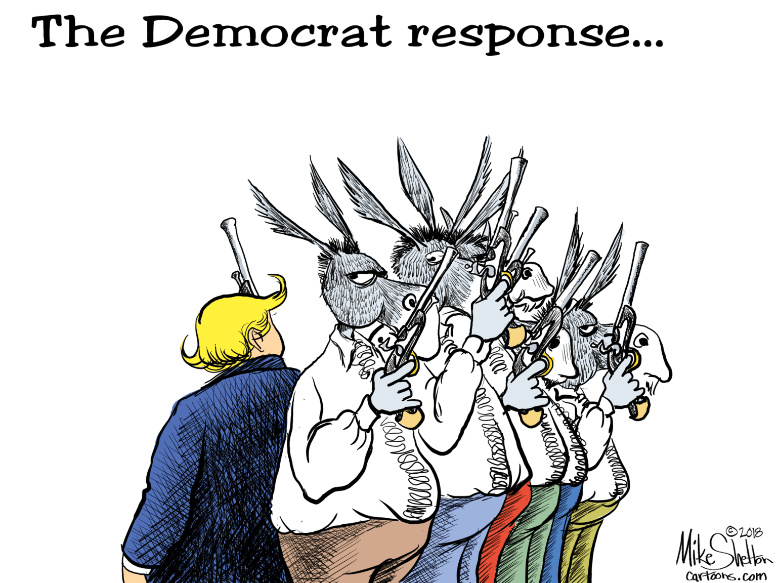 Sharing OCR: The Democrat response.. OLO1B Cartoons.comn The Democrat response.. OLO1B Cartoons.comn