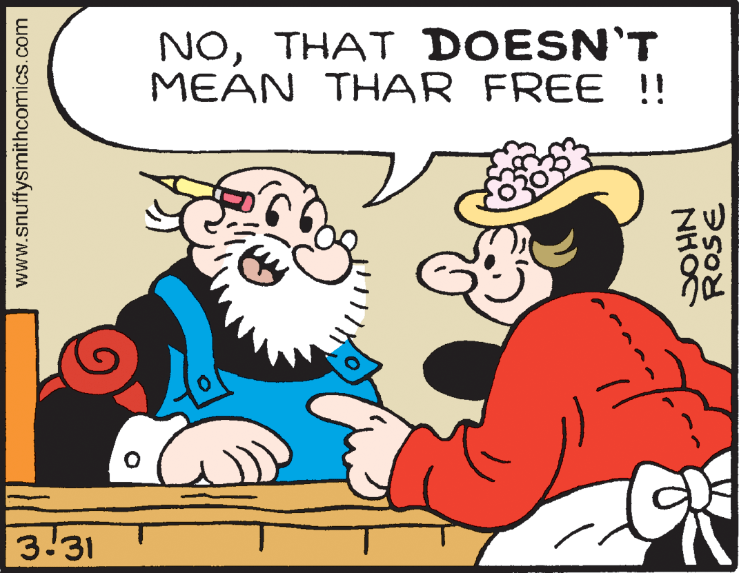Gesture OCR: NOTHAT DOESN'T MEAN THAR FREE !! 3.31 www.snuffysmithcomics.com ROSE NOTHAT DOESN'T MEAN THAR FREE !! 3.31 www.snuffysmithcomics.com ROSE