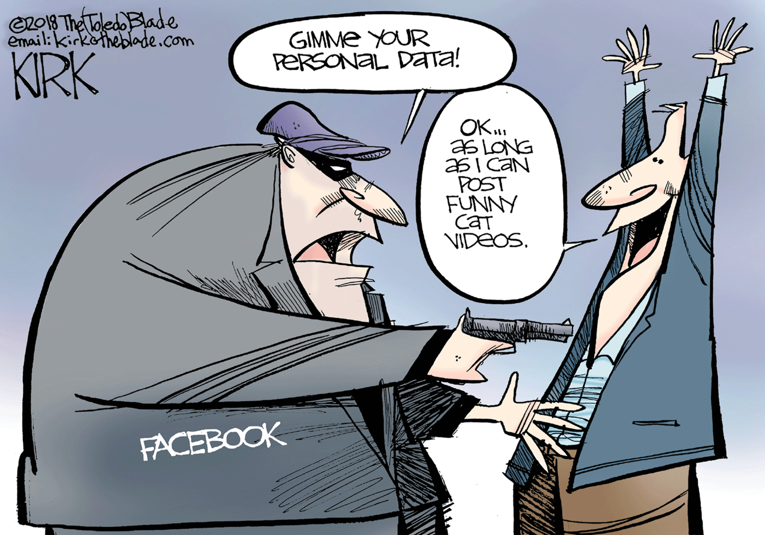 Finger OCR: SZO18 The Toledo Blade email:kirkotheblade.com GIMME YOUR PERSONAL DaTa! KIRK OK. 26LONG 251 CaN POST FUNNY CaT VIDEOS. FACEBOOK SZO18 The Toledo Blade email:kirkotheblade.com GIMME YOUR PERSONAL DaTa! KIRK OK. 26LONG 251 CaN POST FUNNY CaT VIDEOS. FACEBOOK