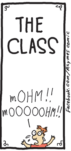 Poster OCR: THE CLASS MOHM!! mo0000HM!! Facebook.com/Rhymes comic THE CLASS MOHM!! mo0000HM!! Facebook.com/Rhymes comic