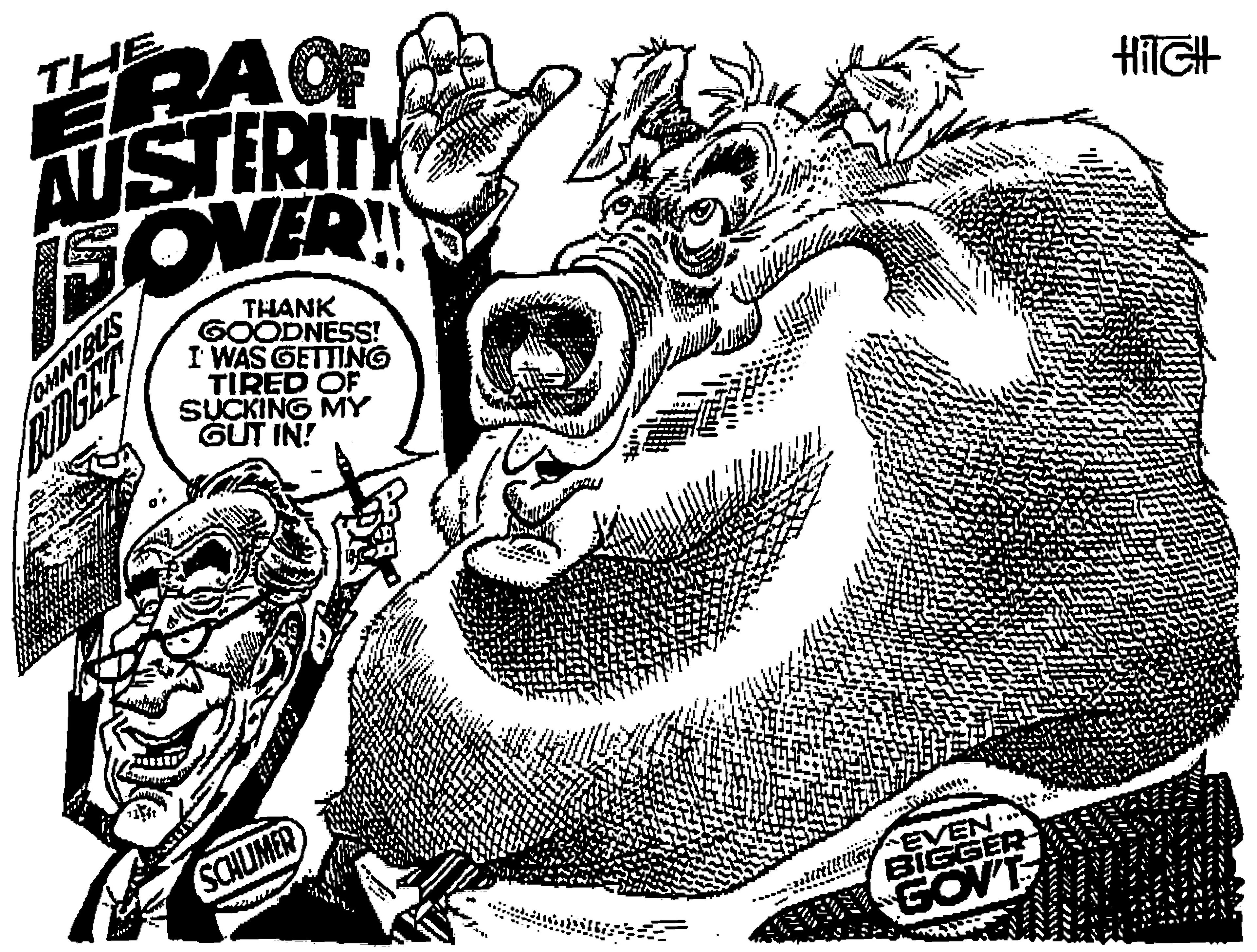 Printmaking OCR: RACF AUSTERITY SOVER! THE THANK GOODNESS! I WAS GETTING TIRED OF SUCKING MY GUT IN! AMNIBUS SCHUMER EVEN BIGGER GOVT RACF AUSTERITY SOVER! THE THANK GOODNESS! I WAS GETTING TIRED OF SUCKING MY GUT IN! AMNIBUS SCHUMER EVEN BIGGER GOVT