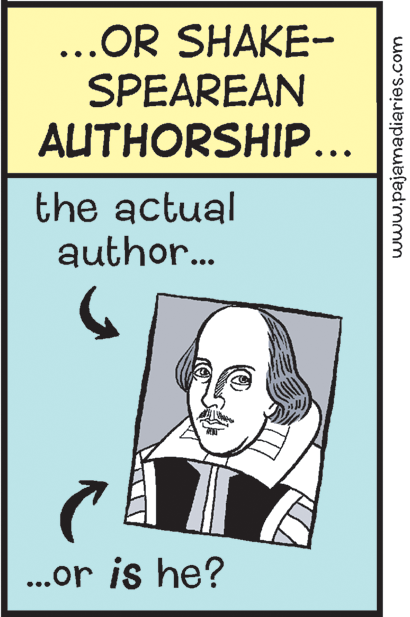 Circle OCR: ...OR SHAKE- SPEAREAN AUTHORSHIP... the actual author... ...or is he? www.pajamadiaries.com ...OR SHAKE- SPEAREAN AUTHORSHIP... the actual author... ...or is he? www.pajamadiaries.com