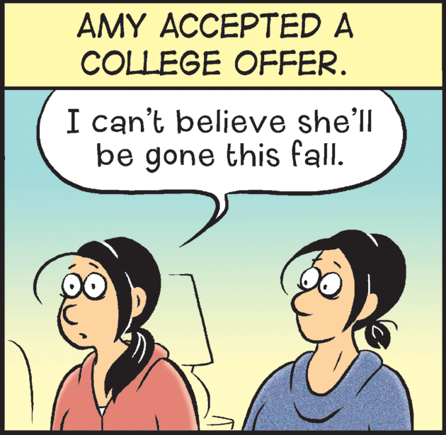 Happy OCR: AMY ACCEPTED A COLLEGE OFFER. I can't believe she'll be gone this fall. AMY ACCEPTED A COLLEGE OFFER. I can't believe she'll be gone this fall.