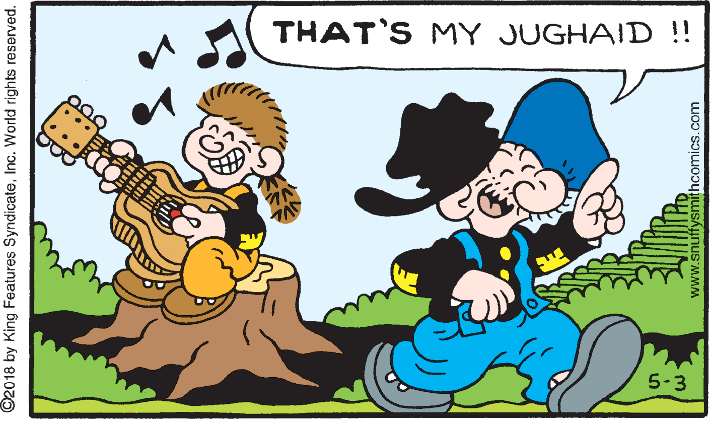 Mammal OCR: THAT'S MY JUGHAID !! 5-3 ©2018 by King Features SyndicateInc. World rights reserved. www.snuffysmithcomics.com THAT'S MY JUGHAID !! 5-3 ©2018 by King Features SyndicateInc. World rights reserved. www.snuffysmithcomics.com