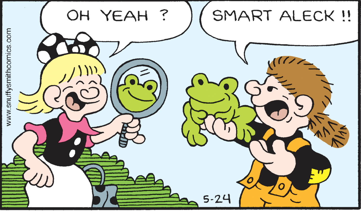 Gesture OCR: OH YEAH ? SMART ALECK !! 5-24 www.snuffysmithcomics.com OH YEAH ? SMART ALECK !! 5-24 www.snuffysmithcomics.com