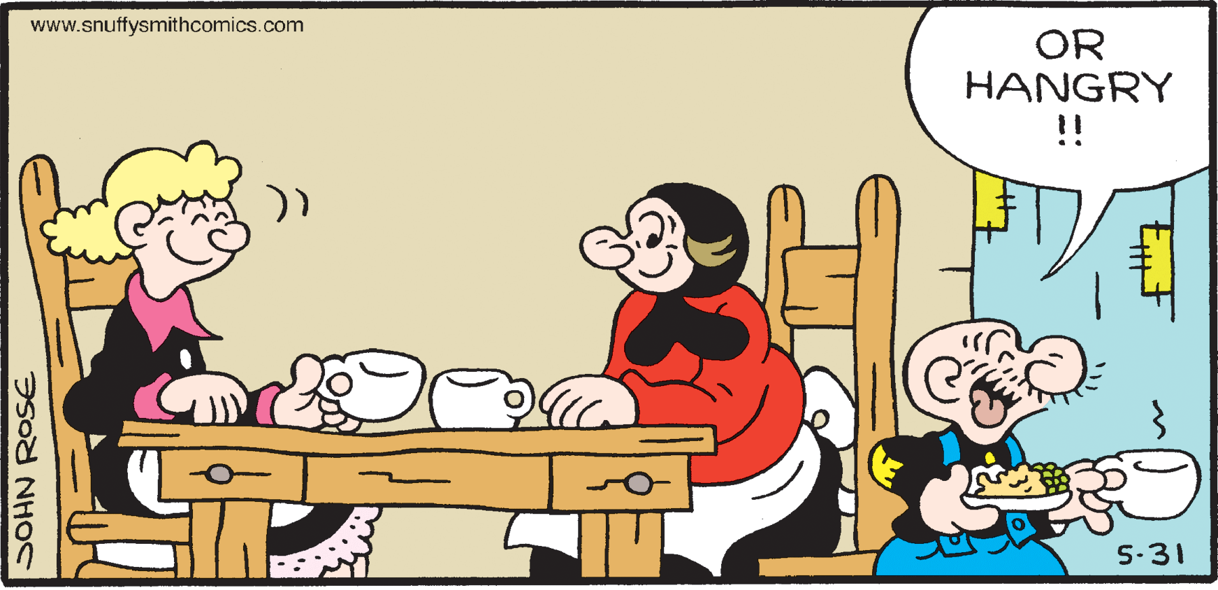 Art OCR: www.snuffysmithcomics.com OR HANGRY !! 5.31 www.snuffysmithcomics.com OR HANGRY !! 5.31