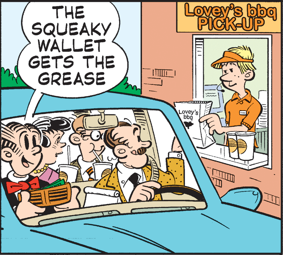 Font OCR: Lovey's bbq PICK-UP THE SQUEAKY WÁLLET GETS THE GREASE Lovey's bbg Lovey's bbq PICK-UP THE SQUEAKY WÁLLET GETS THE GREASE Lovey's bbg