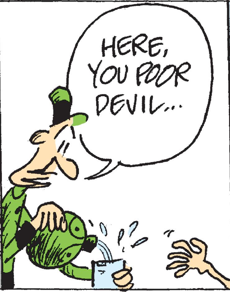 Clip art OCR: HEREYOU POOR DEVIL.. HEREYOU POOR DEVIL..