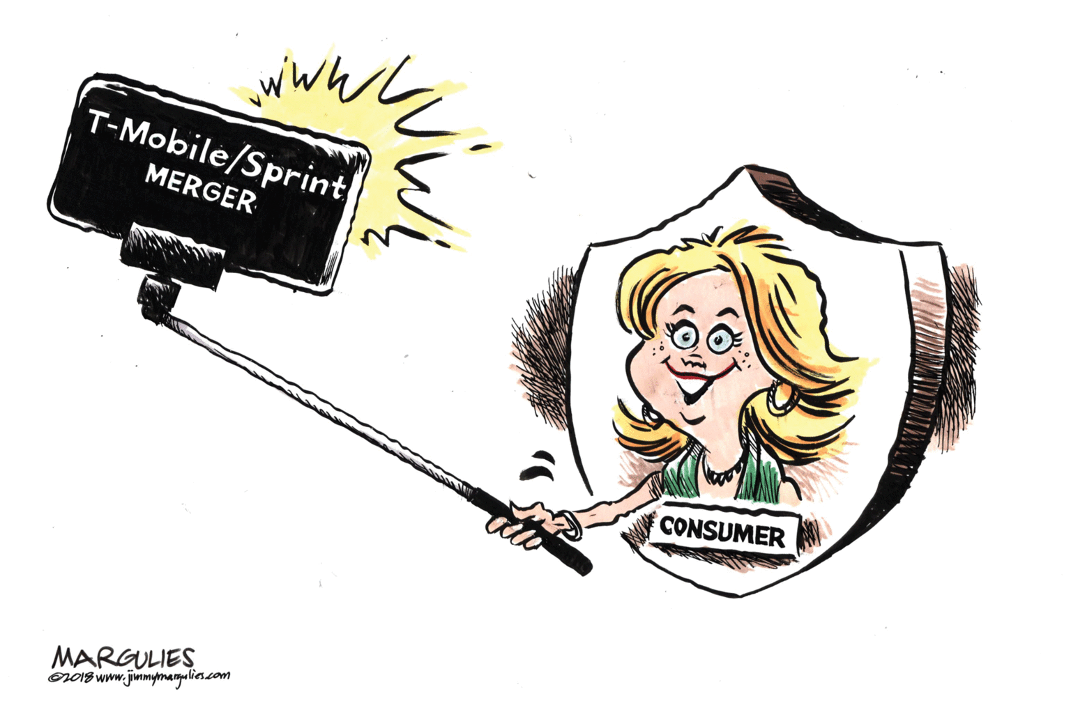 Drawing OCR: T-Mobile/Sprint MERGER CONSUMER MARGULIES On018 www.jinmymargulies.com T-Mobile/Sprint MERGER CONSUMER MARGULIES On018 www.jinmymargulies.com