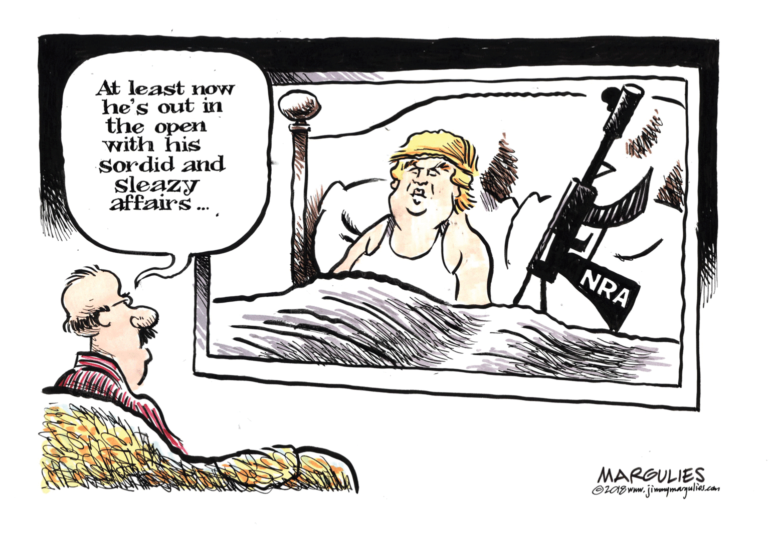 Stomach OCR: At least now he's out in the open with his Sordid and sleazy affairš . NRA MARGULIES At least now he's out in the open with his Sordid and sleazy affairš . NRA MARGULIES