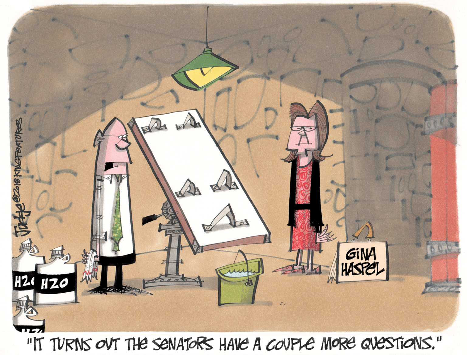 Fiction OCR: 6907 GINA HASPEL H2 HZO "IT TURNS OUT THe SENATORS HAVE A COUPLE MORE QUESTIONS" 6907 GINA HASPEL H2 HZO "IT TURNS OUT THe SENATORS HAVE A COUPLE MORE QUESTIONS
