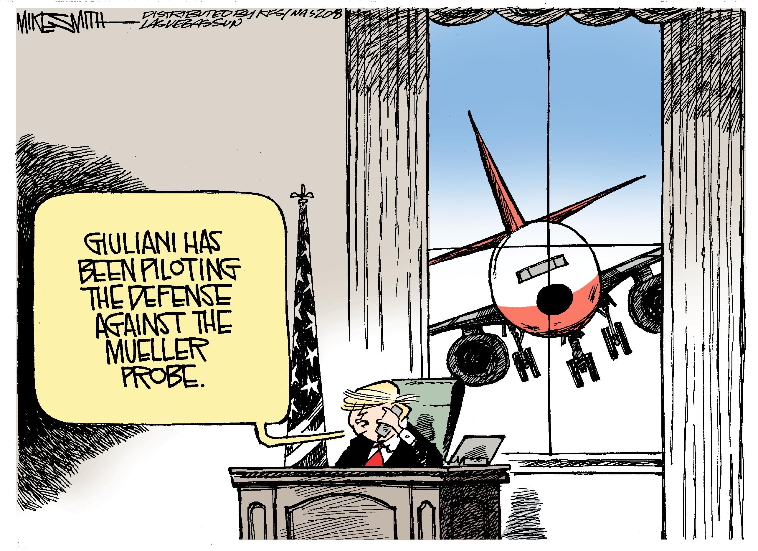 Visual arts OCR: MINESMITH-Easp PISTRETE BAR/NAS208 GULIANI HAS BEEN FILOTING THE DEFENSE AGAINST THE MUELLER PROBE. MINESMITH-Easp PISTRETE BAR/NAS208 GULIANI HAS BEEN FILOTING THE DEFENSE AGAINST THE MUELLER PROBE.