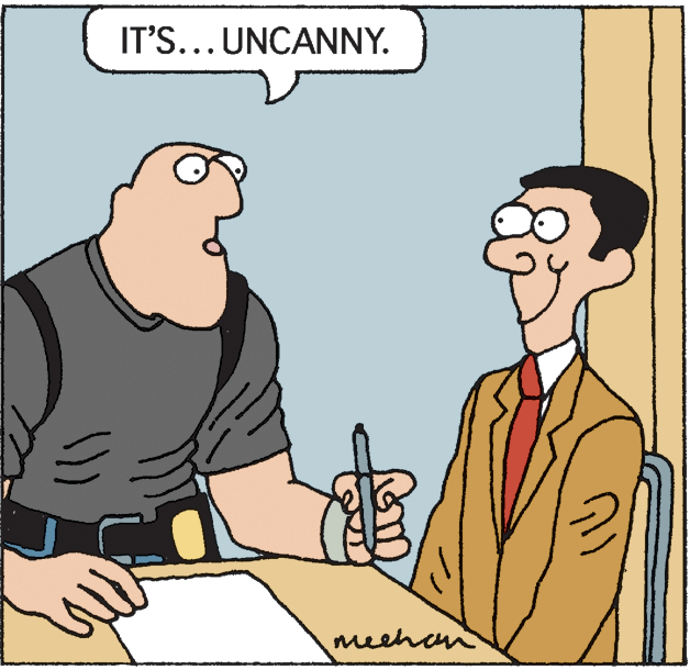 Interaction OCR: IT'S... UNCANNY. meehen IT'S... UNCANNY. meehen