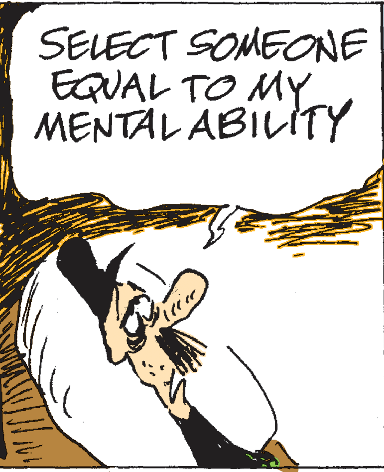 Fiction OCR: SELECT SOMEONE EQUAL TO MY MENTAL ABILITY SELECT SOMEONE EQUAL TO MY MENTAL ABILITY