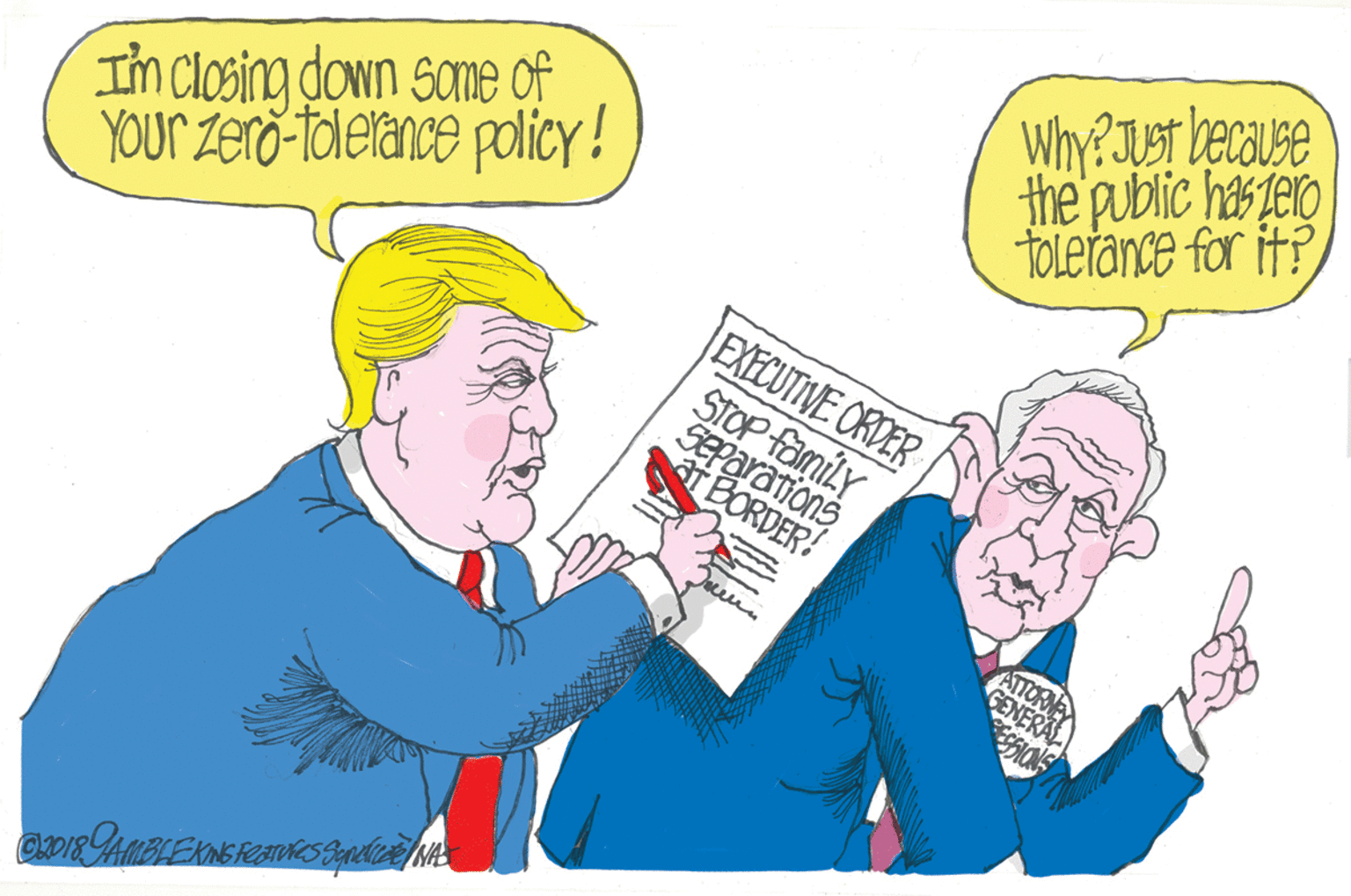 Finger OCR: Why? JUST because the public hasteio tolerance for it? Im closing donwn some of YOur zero-toletance policy! EXECUTIVE ORDER STOP familY Separations r BORDER! GENE Why? JUST because the public hasteio tolerance for it? Im closing donwn some of YOur zero-toletance policy! EXECUTIVE ORDER STOP familY Separations r BORDER! GENE