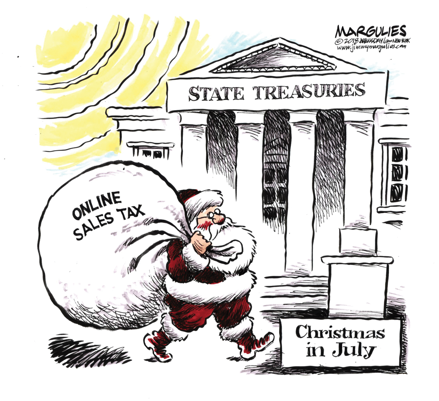 Classical architecture OCR: MARGULIES STATE TREASUKIES ONLINE SALES TAX Christmas in July MARGULIES STATE TREASUKIES ONLINE SALES TAX Christmas in July
