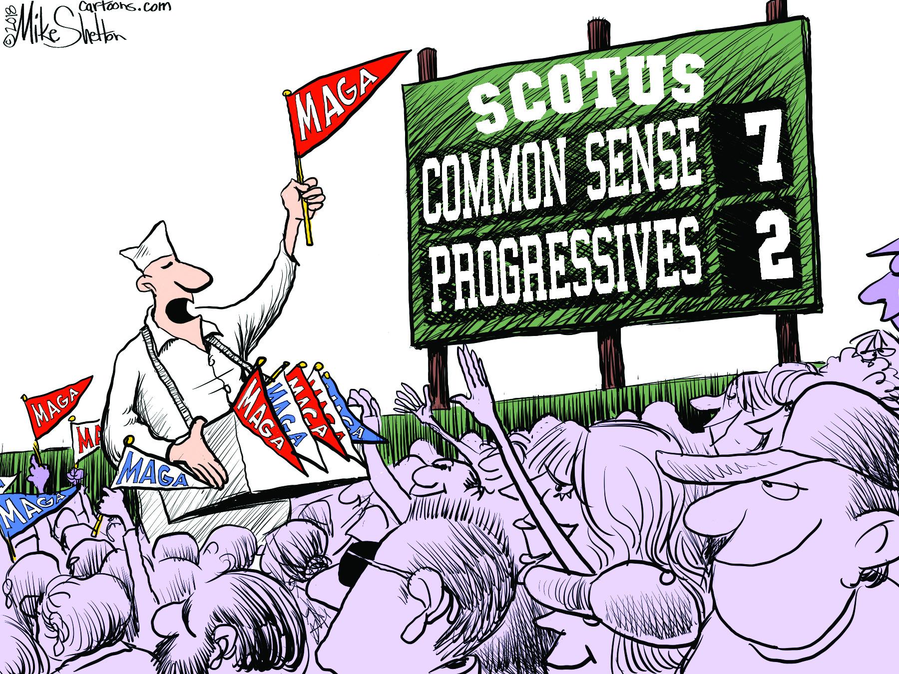 Art OCR: Cartoons.com MAGA SCOTUS COMMON SENSE 7 PROGRESSIVES 2 MAGA Cartoons.com MAGA SCOTUS COMMON SENSE 7 PROGRESSIVES 2 MAGA