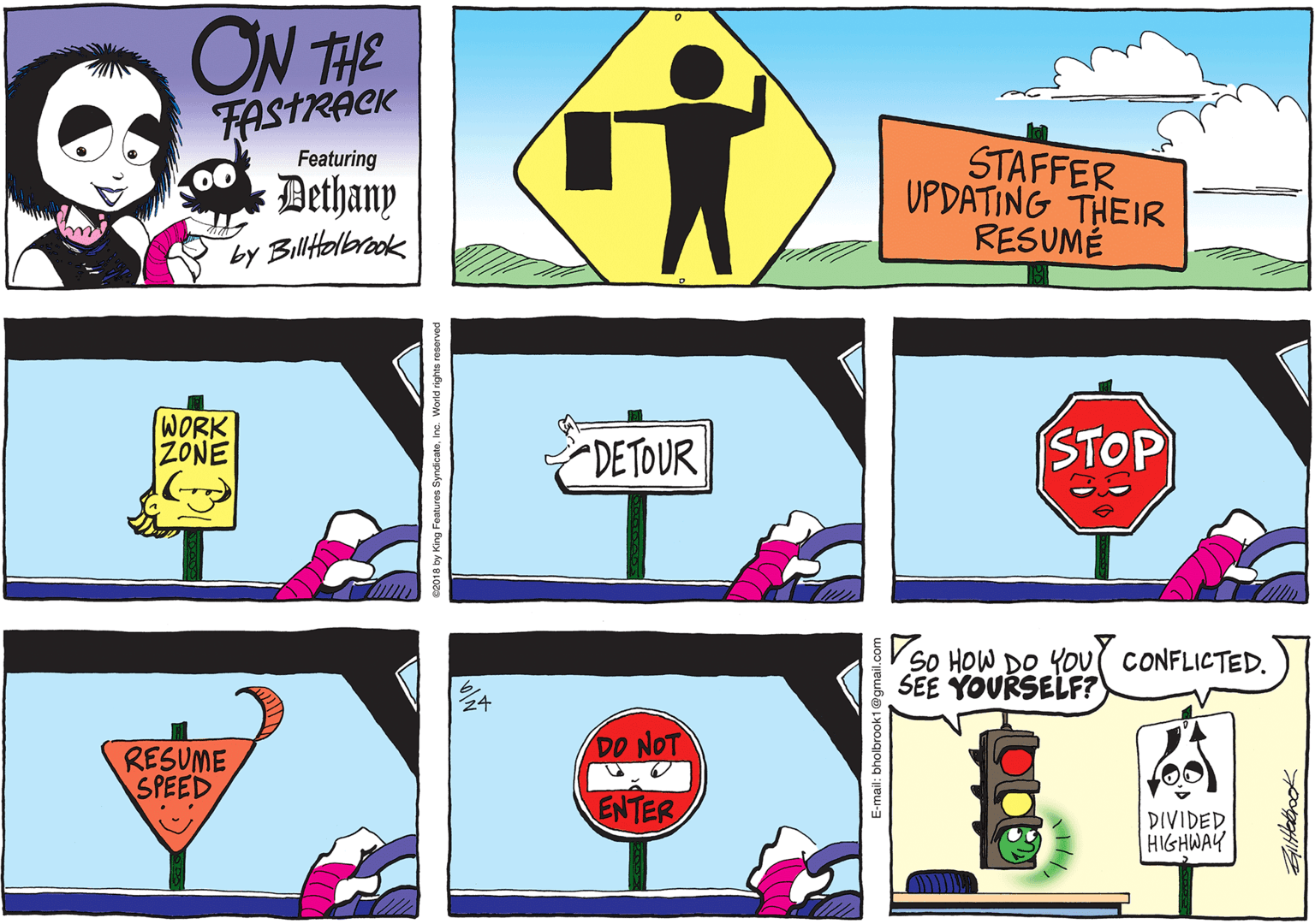 Art OCR: ON THE FASTRÁCK Dethany by Biltalerok STAFFER UPDATING THEIR RESUME Featuring WORK ZONE DETOUR STOP V So HOW DO YOU CONFLICTED. SEE YOURSELF? DO NOT RESUME SPEED ENTER DIVIDED HIGHWAY ON THE FASTRÁCK Dethany by Biltalerok STAFFER UPDATING THEIR RESUME Featuring WORK ZONE DETOUR STOP V So HOW DO YOU CONFLICTED. SEE YOURSELF? DO NOT RESUME SPEED ENTER DIVIDED HIGHWAY