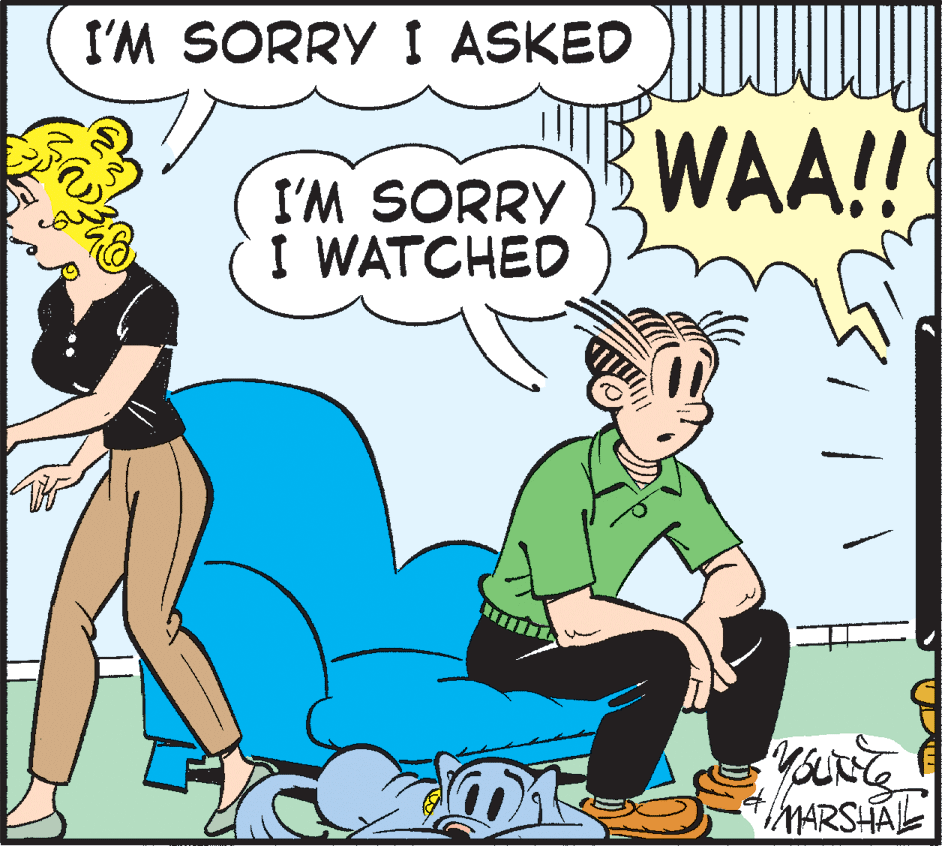Happy OCR: I'M SORRY I ASKED WAA!! I'M SORRY I WATCHED MARSHAL I'M SORRY I ASKED WAA!! I'M SORRY I WATCHED MARSHAL