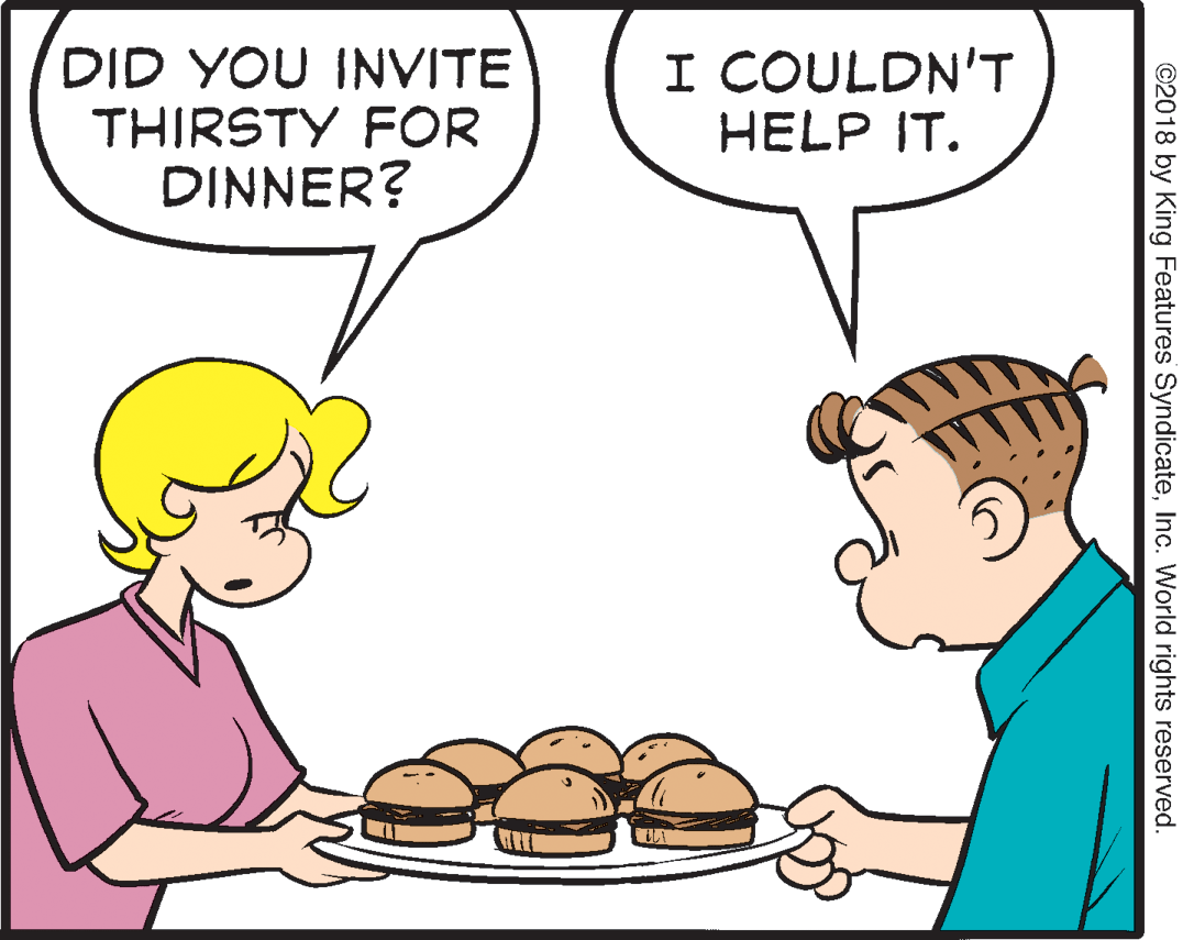 Gesture OCR: DID YOU INVITE THIRSTY FOR DINNER? I COULDN'T HELP IT. ©2018 by King Features SyndicateInc. World rights reserved. DID YOU INVITE THIRSTY FOR DINNER? I COULDN'T HELP IT. ©2018 by King Features SyndicateInc. World rights reserved.