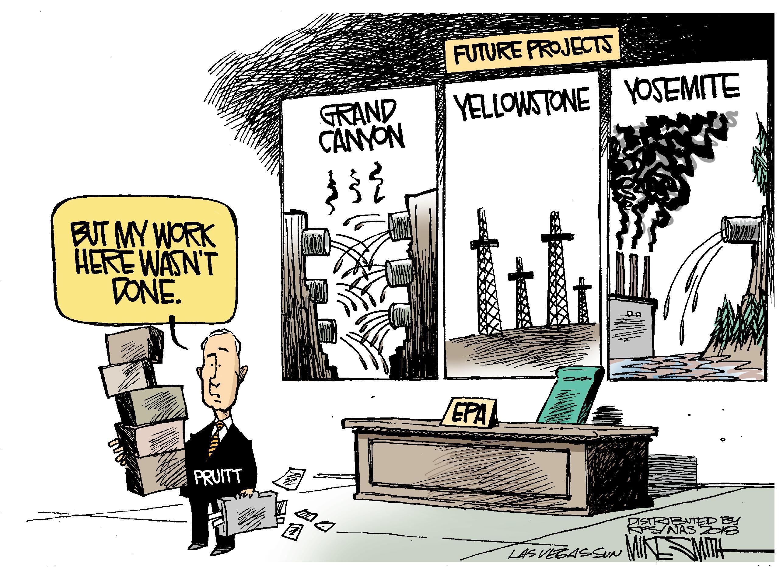 Comics OCR: FUTURE PROJECTS GRAND CANYON YELLOWSTONE YOSEMITE EUT MY WORK HERË WASN'T DONE. EPA PRUITT LAS VEGASSUN MINSMITH FUTURE PROJECTS GRAND CANYON YELLOWSTONE YOSEMITE EUT MY WORK HERË WASN'T DONE. EPA PRUITT LAS VEGASSUN MINSMITH