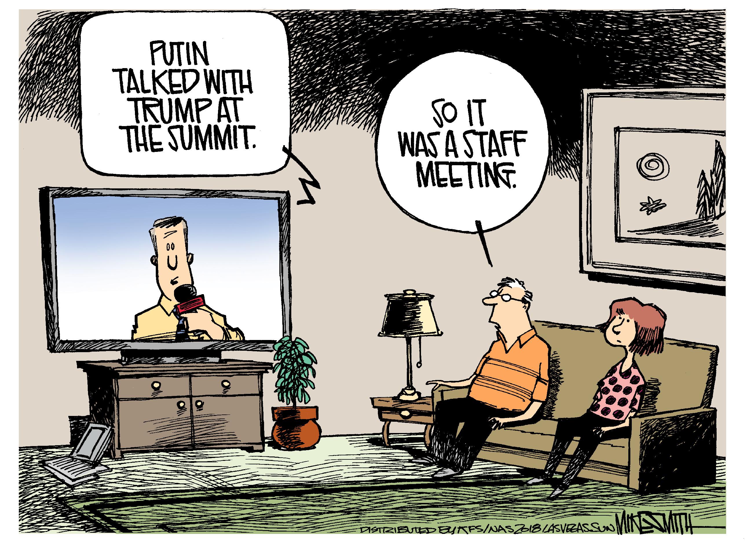 Comics OCR: PUTIN TALKED WITH TRUMP AT THE SUMMIT. WAS A STAFF MEETINT. STZIEDEYNPS/NASZ1BLASVEZASSuMINMIA da? PUTIN TALKED WITH TRUMP AT THE SUMMIT. WAS A STAFF MEETINT. STZIEDEYNPS/NASZ1BLASVEZASSuMINMIA da ?