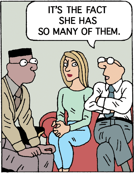 Fiction OCR: IT'S THE FACT SHE HAS SO MANY OF THEM. IT'S THE FACT SHE HAS SO MANY OF THEM.