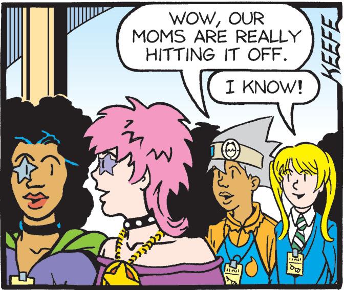 Fiction OCR: WOWOUR MOMS ARE REALLY HITTING IT OFF. I KNOW! KEEFE WOWOUR MOMS ARE REALLY HITTING IT OFF. I KNOW! KEEFE