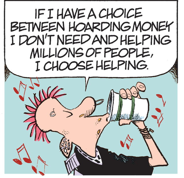 Line OCR: IF I HAVE A CHOICE BETNEEN HOARDING MONEY I DON'T NEED AND HELPING MILLIONS OF PEOPLEI CHOOSE HELPING. IF I HAVE A CHOICE BETNEEN HOARDING MONEY I DON'T NEED AND HELPING MILLIONS OF PEOPLEI CHOOSE HELPING.