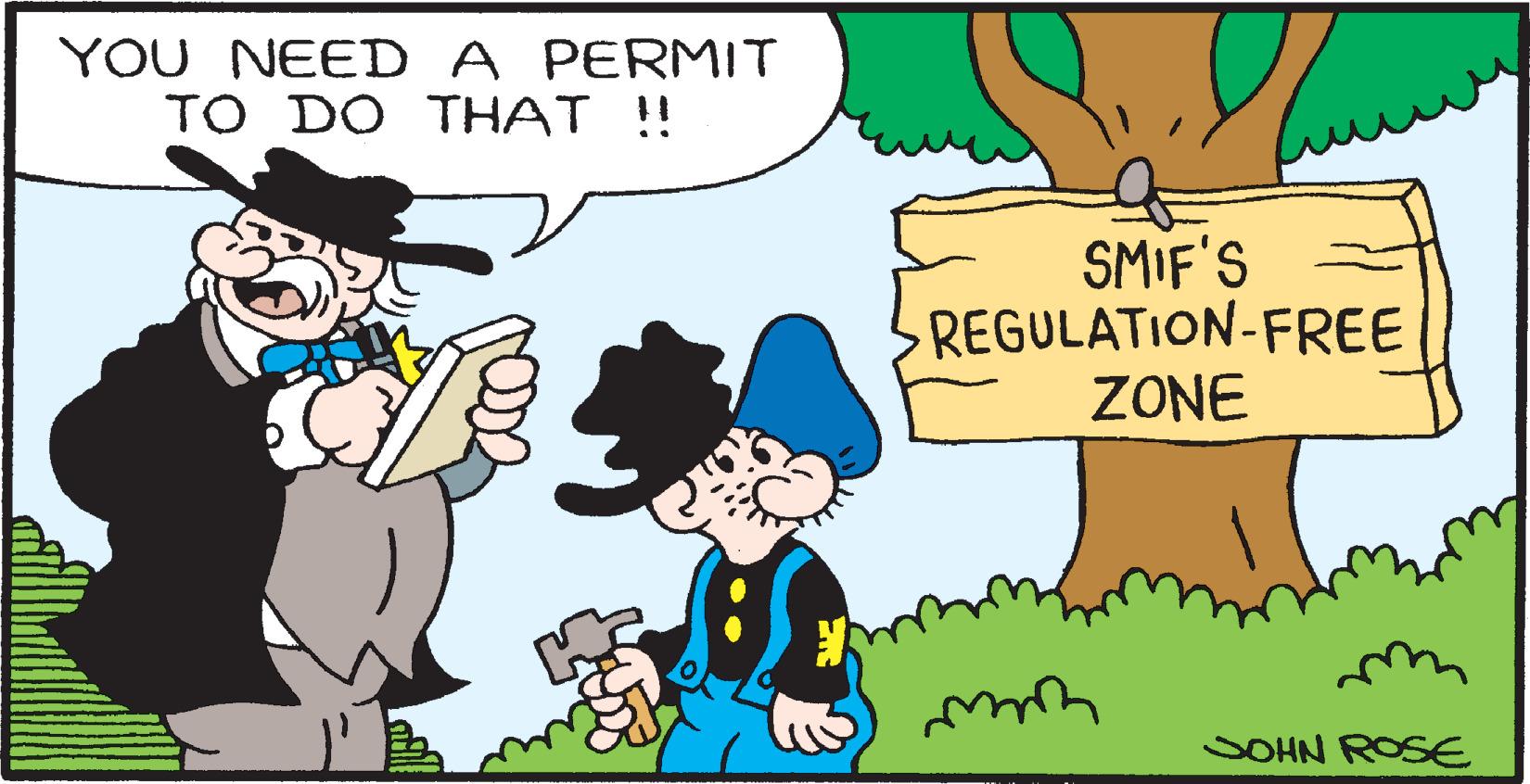 Happy OCR: YOU NEED A PERMIT TO DO THAT ! SMIF'S REGULATION-FREE ZONE SOHN ROSE YOU NEED A PERMIT TO DO THAT ! SMIF'S REGULATION-FREE ZONE SOHN ROSE